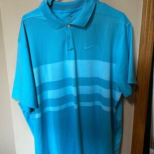 Nike golf shirt - turquoise teal aqua